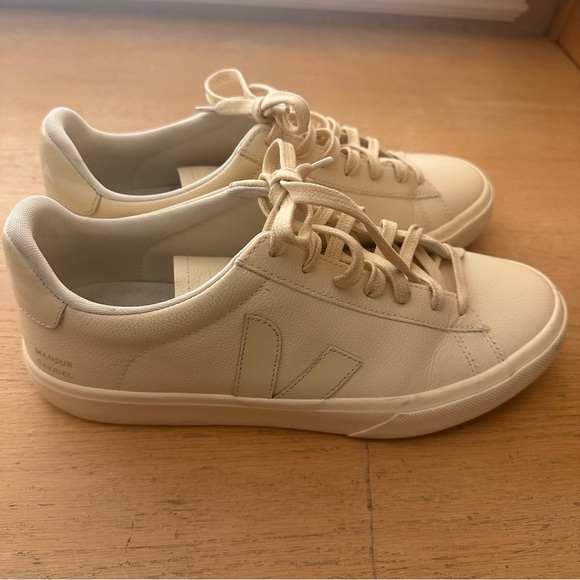Veja x Mansur Gavriel campo Tan Low-Top Sneakers Sz 9 - Picture 3 of 8